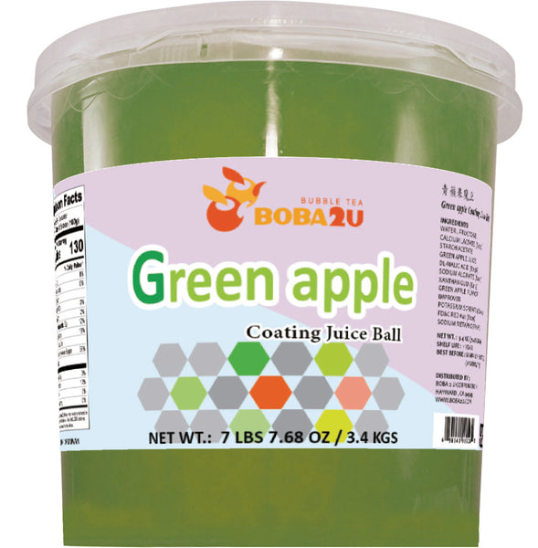 BOBA 2U GREEN APPLE COATING JUICE BALL