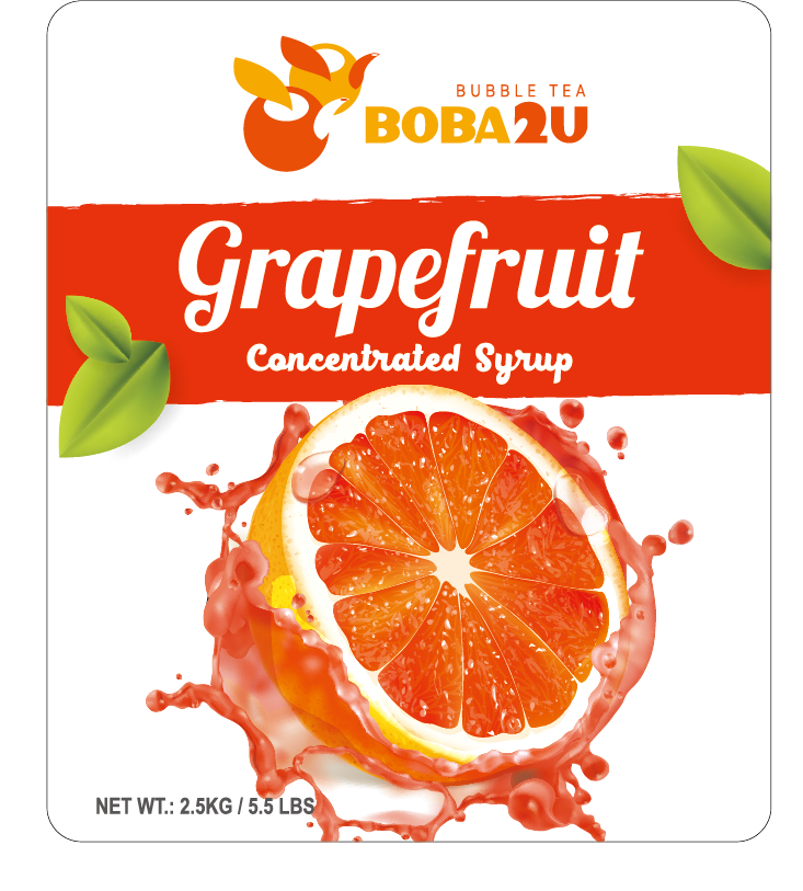 BOBA 2U GRAPEFRUIT SYRUP | Boba 2 U BOBA 2U GRAPEFRUIT SYRUP | Boba 2 U