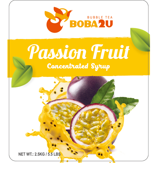 BOBA 2U PASSION FRUIT SYRUP