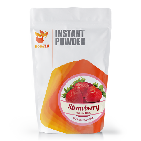 BOBA 2U  STRAWBERRY POWDER - ALL IN ONE