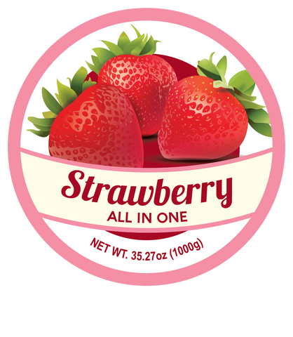 BOBA 2U  STRAWBERRY POWDER - ALL IN ONE